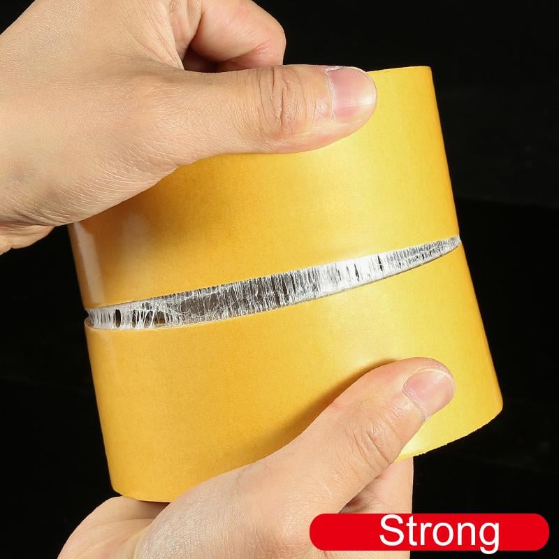 Strong Adhesive Double-Sided Gauze Fiber Mesh Tape (2 Pieces)