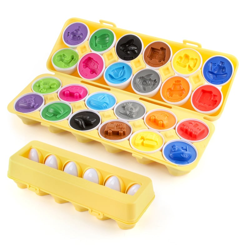 Baby Learning Color & Shapes Matching Egg Toy