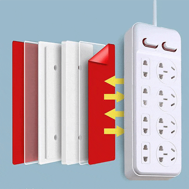 Adhesive Punch-Free Socket Holder