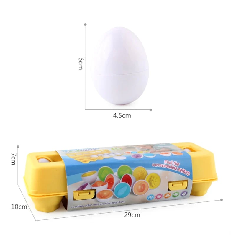 Baby Learning Color & Shapes Matching Egg Toy