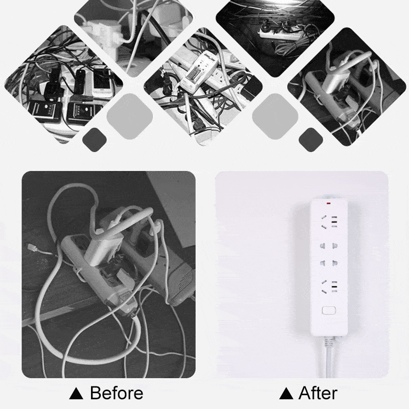 Adhesive Punch-Free Socket Holder