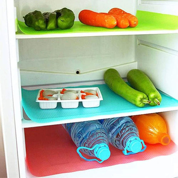 Antibacterial Moisture-Proof Refrigerator Shelves Mats (8pcs)