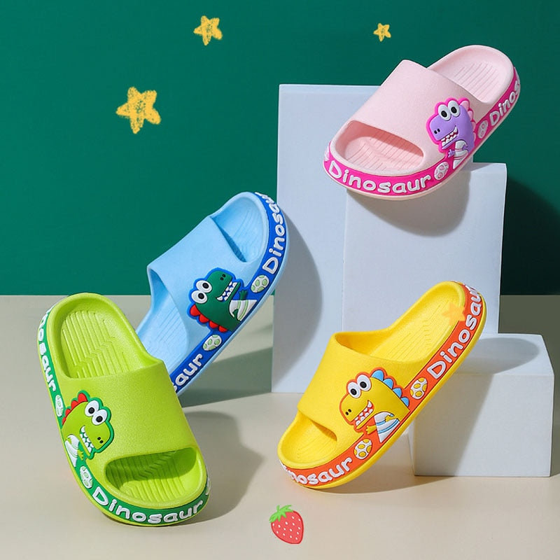 Antiskid Children's Slipper Dino Crocks