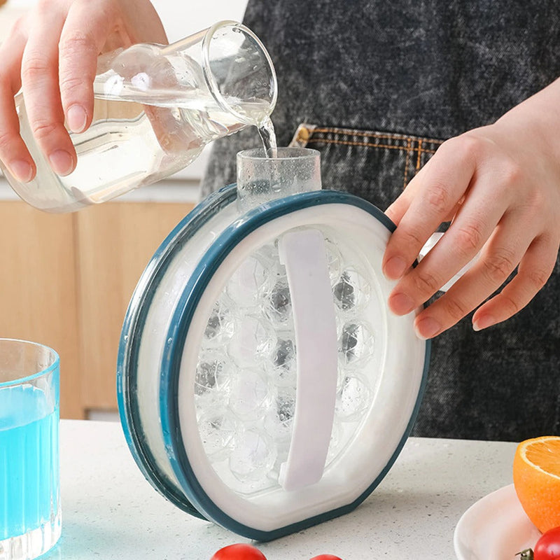 2 In 1 Ice Ball Maker Bottle/Ice Cube Maker Bottle