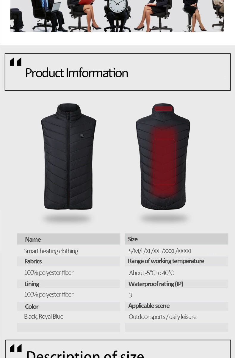 Infrared Heating Vest