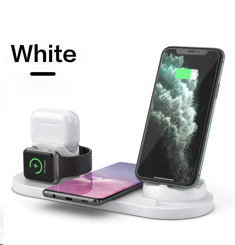 6 in 1 Wireless Charger Station